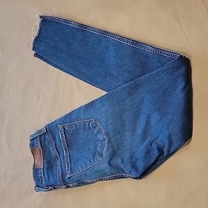 Madewell, Size 25 Blue 10" High Rise Skinny Jeans, Excellent Used Condition
